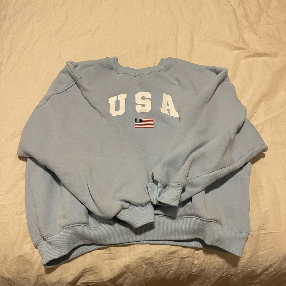 Princess Polly oversized USA crewneck Size large
